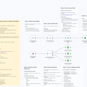 Automate Cancellation Feedback Collection with Stripe and Google Sheets - Automatically gather vital insights whenever a customer cancels their subscription