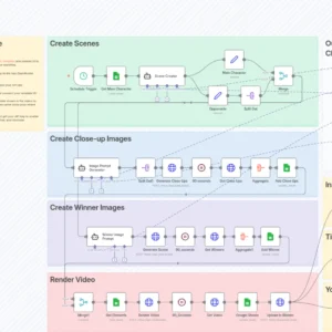 Generate Animal Battle Videos with Flux AI Creatomate Multi-Platform Publishing - Instantly create captivating animal battle videos powered by AI and automatically publish them across all your desired platforms. This seamless workflow empowers content creators and marketers to generate engaging
