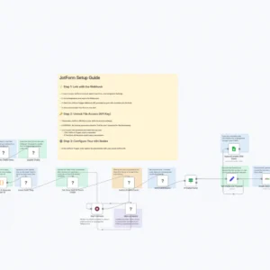 JotForm Automated Commerce Sync Telegram Confirmation Zoho Invoice - Streamline your sales workflow by instantly confirming JotForm orders via Telegram and automatically generating professional invoices in Zoho Invoice. This powerful automation ensures customers receive immediate updates while your back office effortlessly handles billing